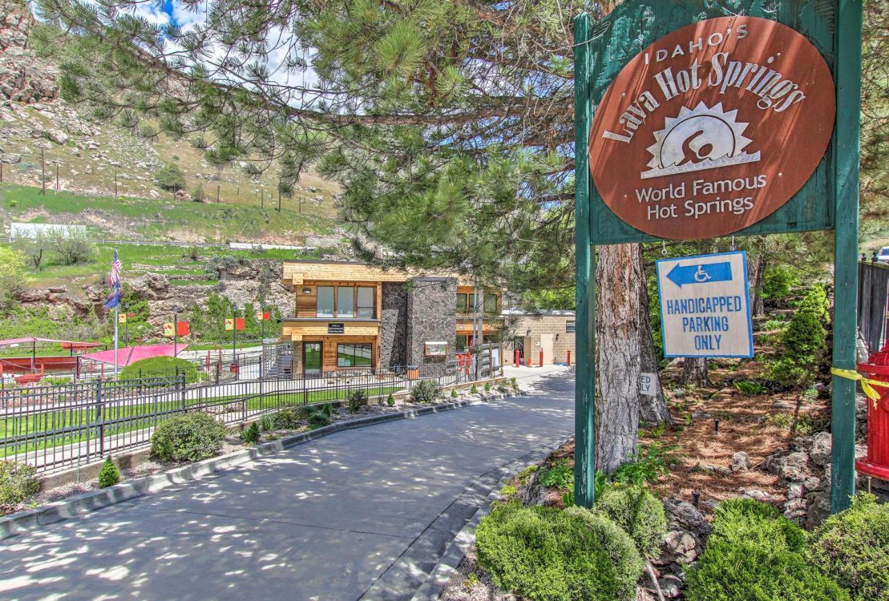 Lovely Lava Hot Springs Studio, Walk To Pools Extérieur photo